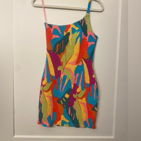 l*space Dresses & Skirts - L*Space Multicolor One-Shoulder Dress